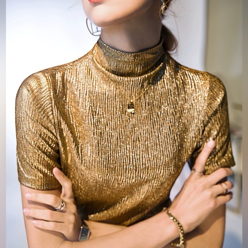 Elegant classic Turtle neck Shirt